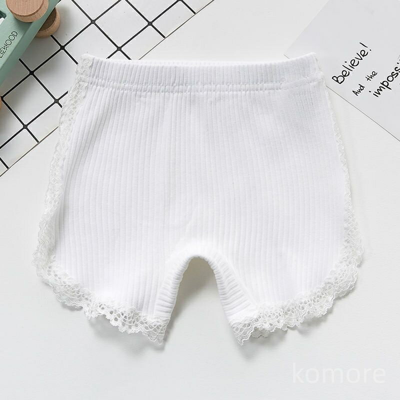 【送料無料】幼稚園 シンプル かわいい 夏 子供 インナーウエア 下着 女の子 3分丈 3枚セット オーバー..
