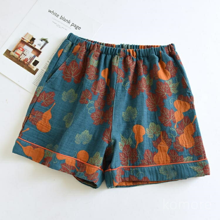 【送料無料】深ばき パンツ トランクス 女性用 ふんどし おやすみパンツ ショートパンツ ルームウェア ..