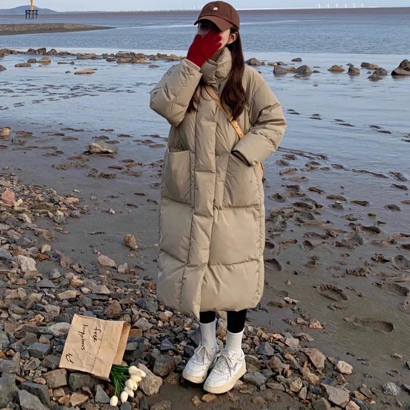 ク 軽量 ハイネック 人気 ファッション ジャンパー アウター 中綿コート 可愛い 着痩せ 暖かい 防風 防寒(4.0)