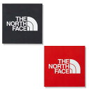 ザ・ノース・フェイス TNFスクウェアロゴ ステッカー NN32014 TNF SQ LOGO ST ブラック レッド※クリアランス【返品交換不可】