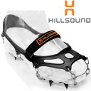 ヒルサウンド アイゼン hsoundTC トレイルクランポン Trail Crampon 軽アイゼン 雪山ハイキング トレイルランニング 男女兼用 ブラック レッド