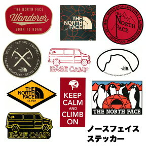 【割引クーポン配布中！4/27土9:59まで】ザノースフェイス ステッカー NN31710 TNFプリントステッカー TNF PRINT STICKER ステッカー デザイン シール デカール アウトドアグッズ用