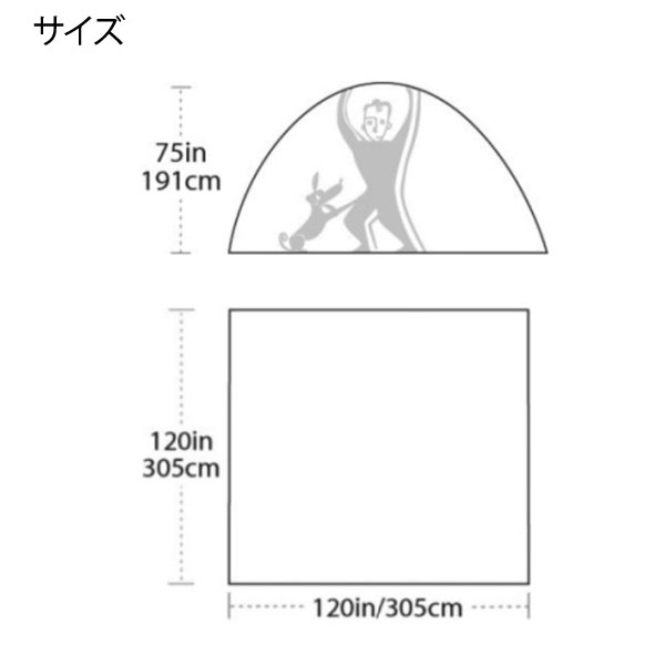 Big Agnes 【返品交換不可】 タープ 簡単タープ デイキャンプビッグアグネス スリーフォークスシェルター TTFGL18 Three