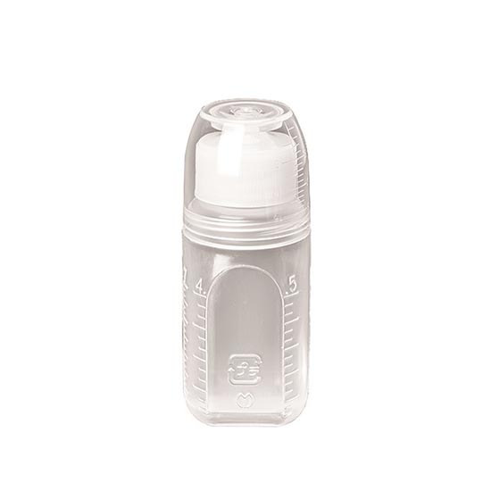 エバニュー アルコールボトル ダブルキャップ 30ml EBY650 ALC.Bottle w/Cup 30ml アルコール燃料入れ 計量カップ（15ml）