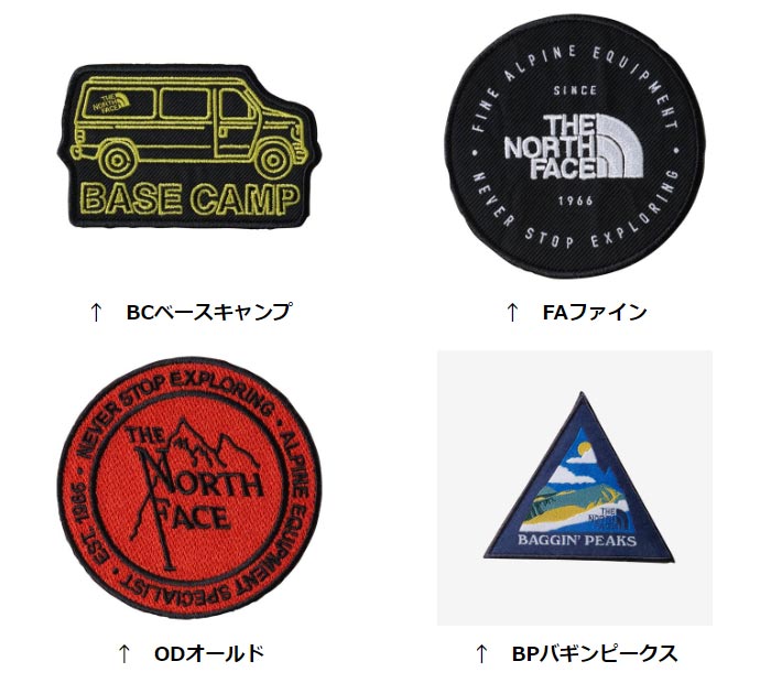ザノースフェイス TNFケアワッペン NN32334 ワッペン TNF Care Wappen 2024年春夏