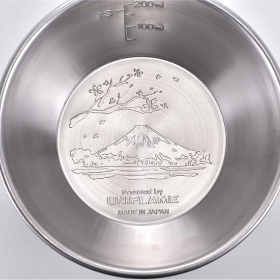 ユニフレーム 富士桜シェラカップ300 UF668665 シェラカップ