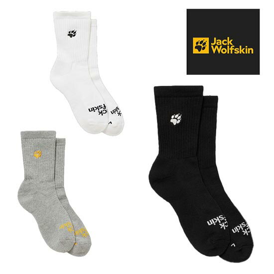 ジャックウルフスキン AP JP RETRO PAW MID SOCKS Jack5032921 レディース/女性用 ソックス 2024年春夏新作