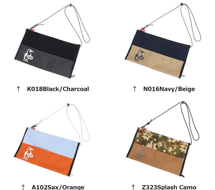 チャムス ボックスティッシュカバースウェットナイロン CH60-3826 ケース Box Tissue Cover S/N 2025年春夏 ボックスティッシュ用カバー 3way 車 キャンプ 2