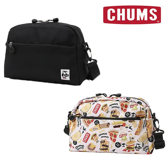 チャムス リサイクルスモールトラぺゾイドショルダーバッグ CH60-3963 ショルダーバッグ Recycle Small Trapezoid Shoulder Bag 2025年春夏新作