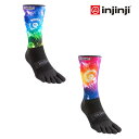インジンジ スペクトラム トレイル ミッドウェイト ミニクルーコートニークルー限定モデル IJJ213570 メンズ/男性用 ソックス トレイルランニング ハイ...