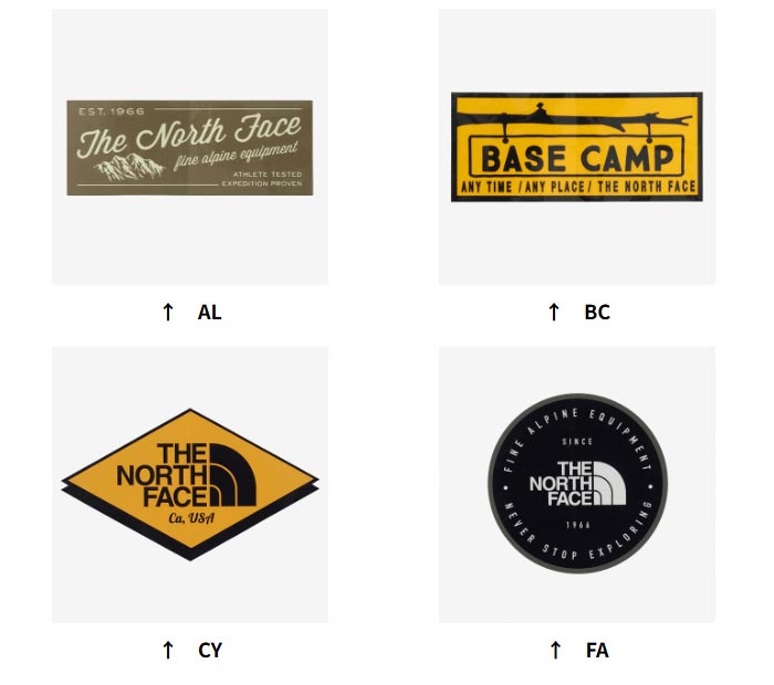 ザノースフェイス TNFプリントステッカー NN32514 ステッカー TNF PRINT STICKER 2025年秋冬