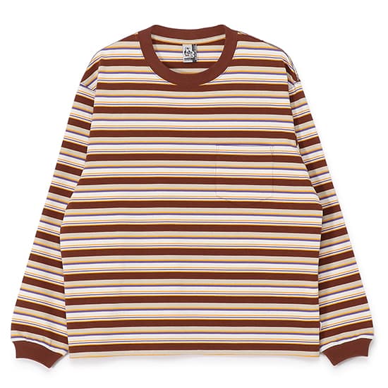 チャムス ヘビーウェイトボーダーロングスリーブTシャツ CH01-2657 メンズ/男性用 長袖Tシャツ Heavy Weight Border L/S T-Shirt 2025年秋冬新作