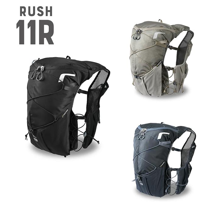 樂天商城 - パーゴワークス ラッシュ11R pworksRP604 RUSH 11R リュック トレランパック トレイルランニング リュック 2026年モデル