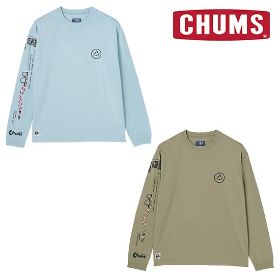 樂天商城 - チャムス チャムスアーカイブロングスリーブTシャツ CH01-2720 メンズ/男性用 長袖Tシャツ CHUMS Archive L/S T-Shirt 2026年春夏新作