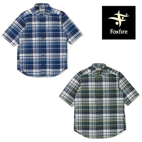 樂天商城 - フォックスファイヤー CシールドフレッシュシャツS/S FXF5212643 メンズ/男性用 半袖シャツ C-SHIELD Fresh Check Shirt S/S 2026年春夏新作