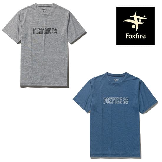 乐天商城 - フォックスファイヤー TS EX Sロゴ T S/S FXF5215321 メンズ/男性用 半袖Tシャツ TS EX Stretch logo Tee S/S 2026年春夏新作