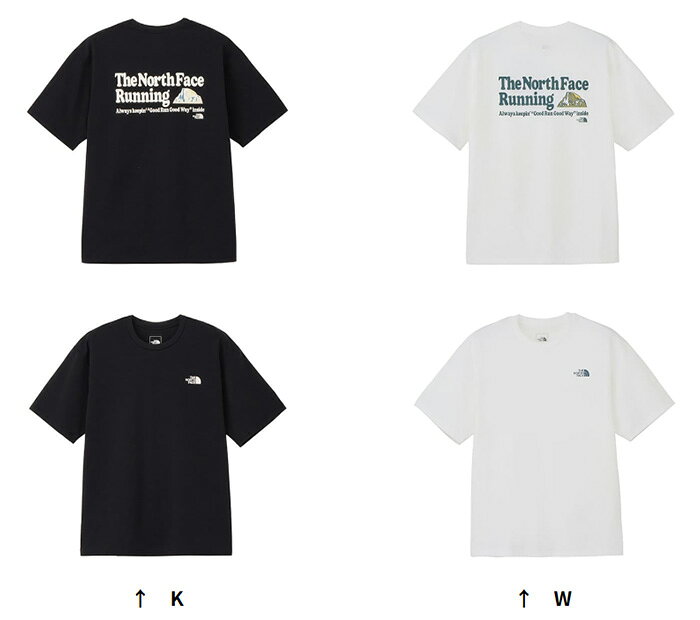 ザノースフェイス ショートスリーブフリーラン ES グラフィッククルー NT12690 ユニセックス/男女兼用 Tシャツ S/S Free Run ES Graphic Crew ※クリアランスセール【返品交換不可】 kompas-10102627 アウトドアーズ・コンパス サンプル画像2