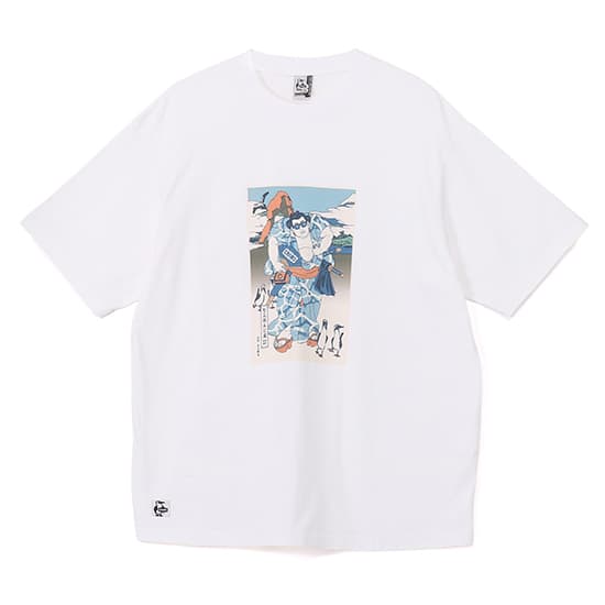 乐天商城 - チャムス アンチバグウキヨエTシャツ CH01-2718 メンズ/男性用 半袖Tシャツ Anti-Bug Ukiyo-e T-Shirt 2026年春夏新作