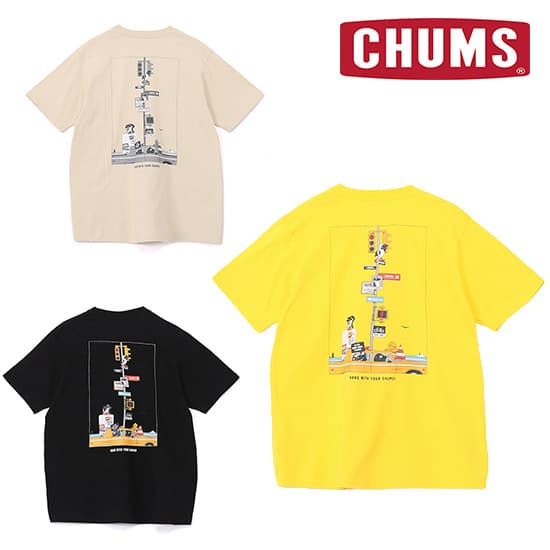 Outdoor Wear - チャムス ブービーロストシティトリップポケットTシャツ CH01-2739 メンズ/男性用 半袖Tシャツ Booby Lost City Trip Pocket T-Shirt 2026年春夏新作
