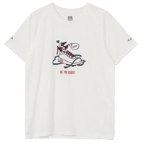 Rakuten - チャムス ランニングシューズTシャツ CH11-2778 レディース/女性用 半袖Tシャツ Running Shoes T-Shirt 2026年春夏新作