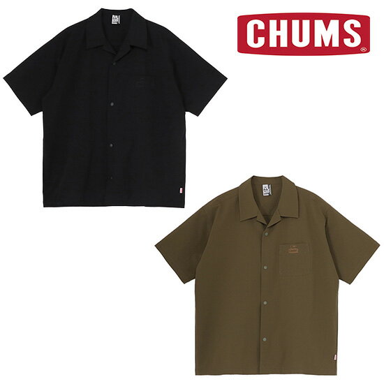 樂天商城 - チャムス シアチャッカーストレッチシャツ CH02-1261 メンズ/男性用 半袖シャツ Seerchucker Stretch S/S Shirt 2026年春夏新作