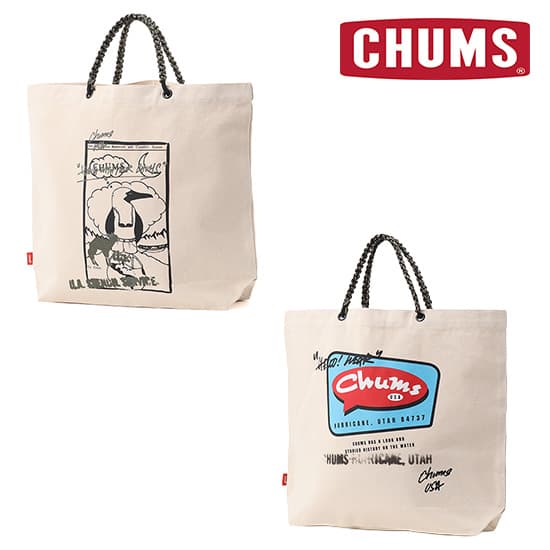 樂天商城 - チャムス 守矢努 キャンバスロープトートバッグ CH60-4157 トートバッグ 守矢努 Canvas Rope Tote Bag 2026年春夏新作