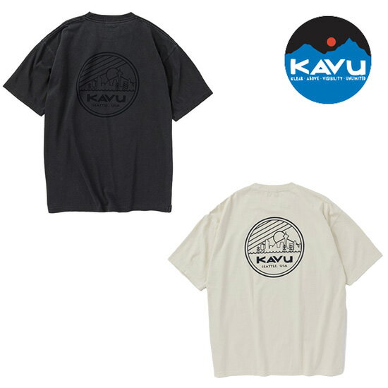 Rakuten - カブー シティ ロゴ Tee (ピグメント) KAVU19822443 ユニセックス/男女兼用 半袖Tシャツ City Logo Tee ( pigment) 2026年春夏新作