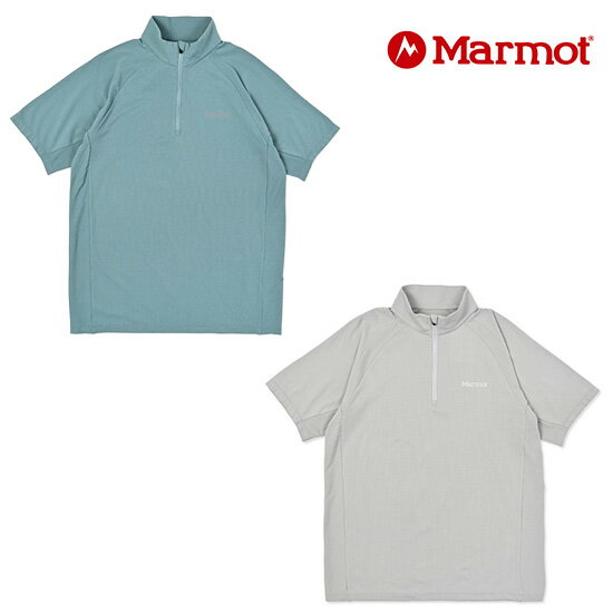 樂天商城 - マーモット クライムスキン ハーフジップショートスリーブ MTSS26MST044 メンズ/男性用 半袖Tシャツ Climb Skin Half-Zip S/S 2026年春夏新作