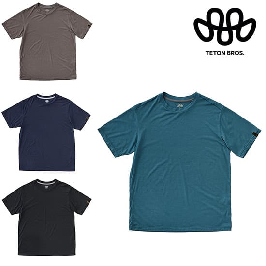 乐天商城 - ティートンブロス TB261-420 メンズ/男性用 半袖Tシャツ Axio Lite Tee 2026年春夏新作