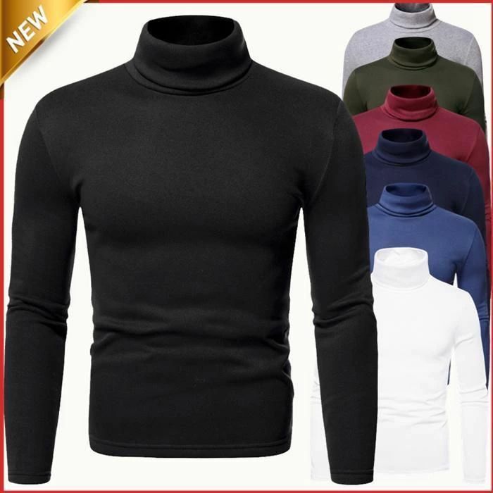 メンズ ニット ケーブル 暖かい秋冬 インナー 着痩 タートルネック ハイネック ス ビジネス 長袖 セー..