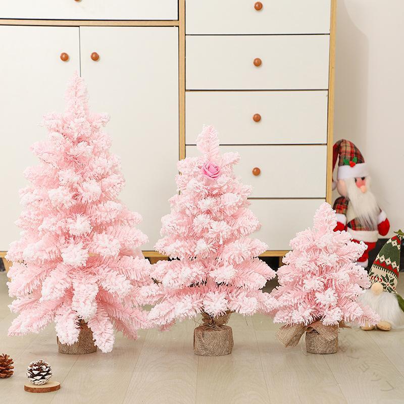 45cm ピンク クリスマスツリー 30cm クリスマス飾り 卓上 おしゃれでかわいい秋冬インテリアに最適な秋..