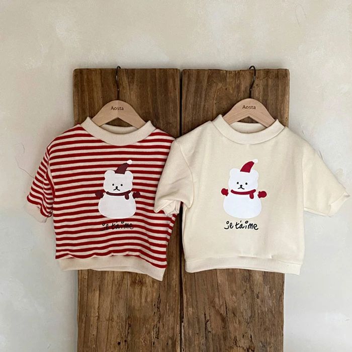 子供服 トレーナー 雪だるま サンタ パーカー 男の子 プリント 長袖 ト 裏毛スウェット ベビー服 クリ..