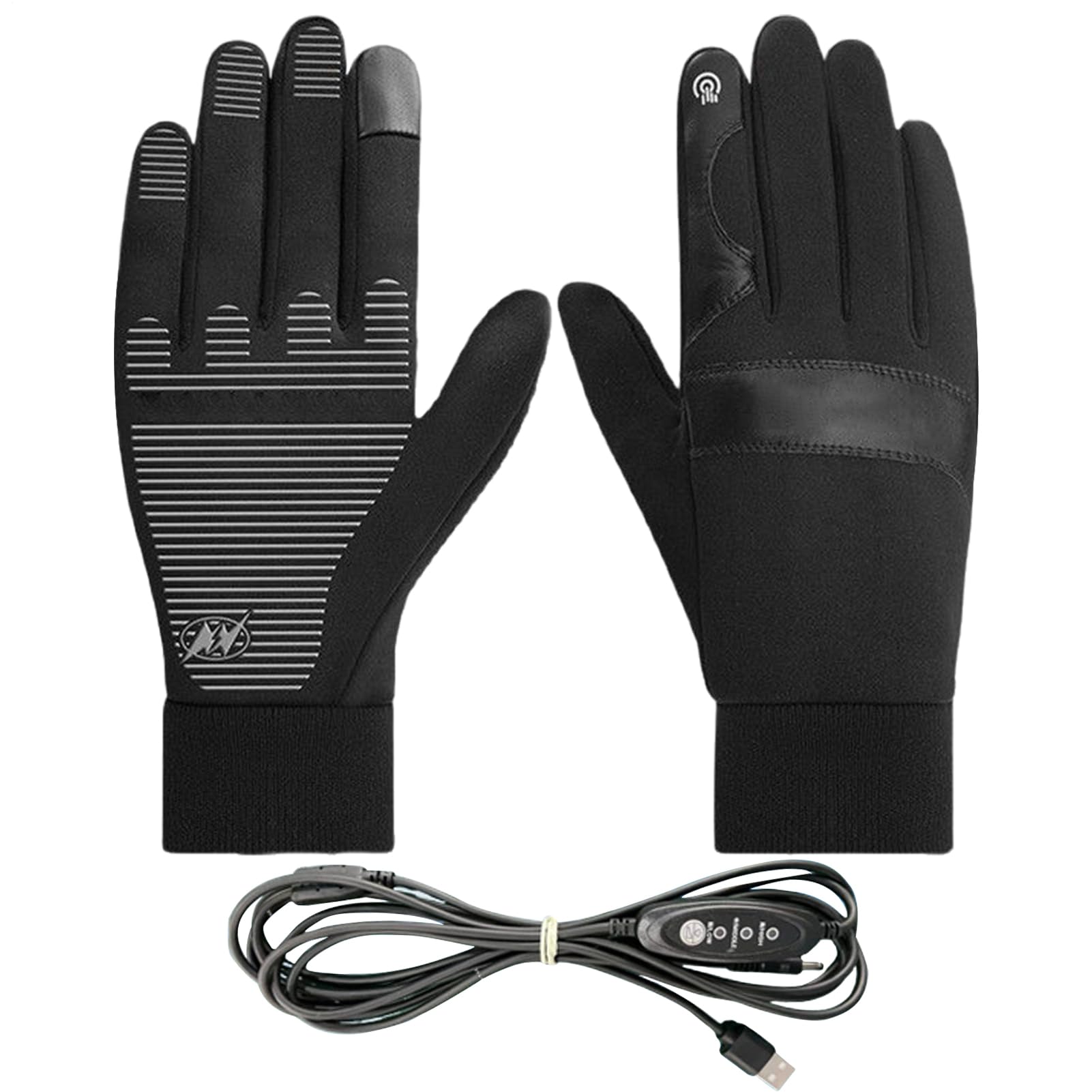 付き 充電式 男女兼用 温度調節機能 雪 Men用ヒーター付きグローブ 防寒 運転 シニア サイクリ ...