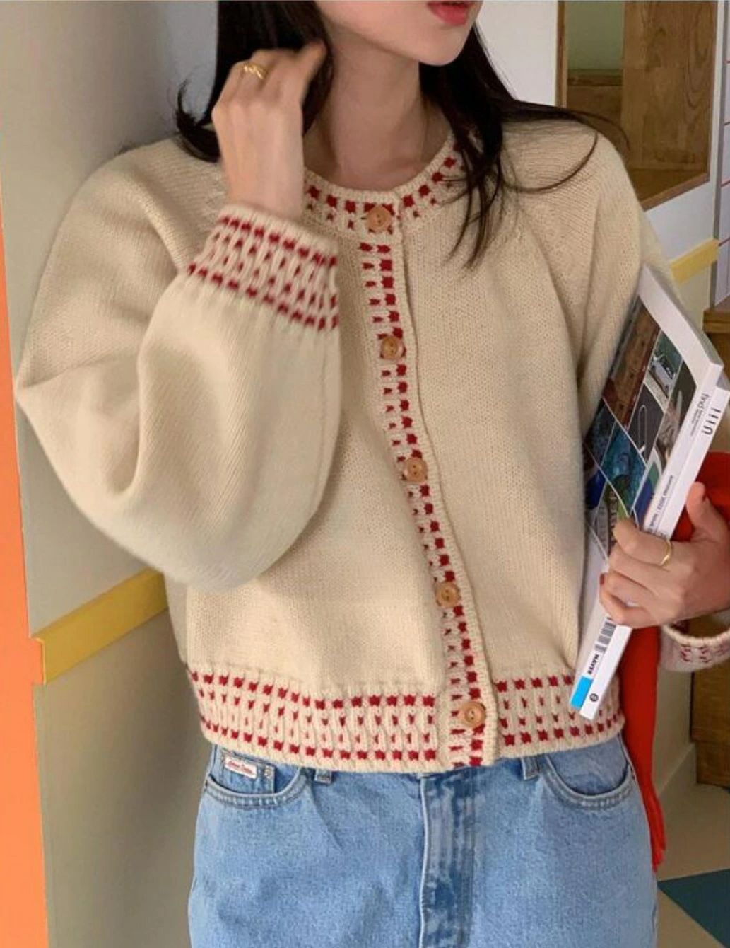 ニット 厚手 ニットトップス おしゃれ 春 コート トップス ニット ニットカーディガン アウター 羽織り 長袖 レディース ボタン