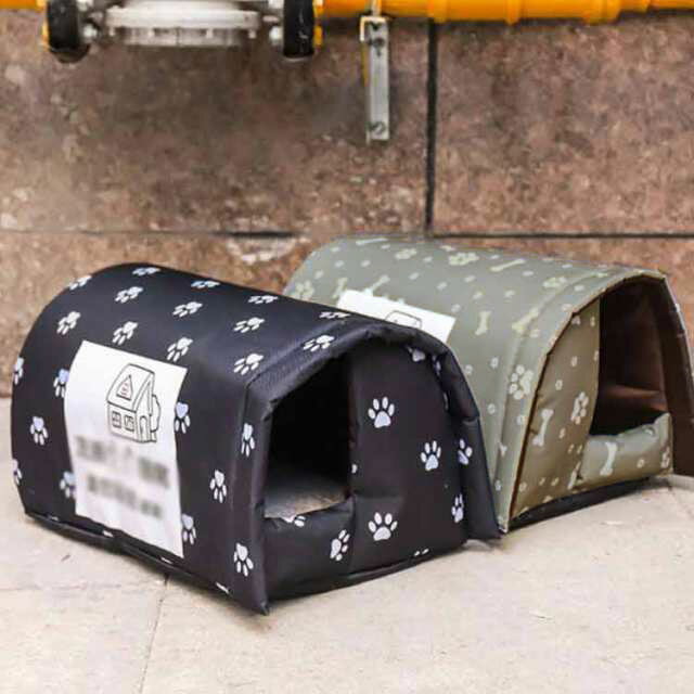 ペット 防雨 キャット XLサイズ 犬ベッド アウトドア 犬 猫の避難所 送料無料 防風 ペットベッド 中型..