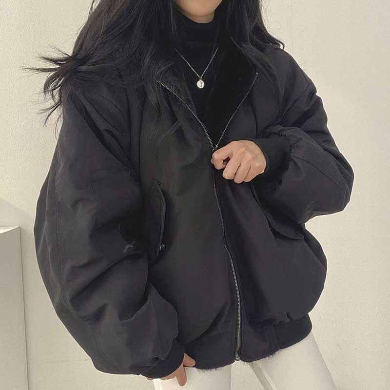 アウター フード付き 暖かい 防寒 アウター ゆったり 韓国風 カジュ 暖かい ボア 防寒 レディース 上着 裏起毛 保温 ジャケット