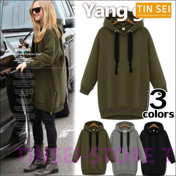 長袖 防寒 裏起毛 スウェットパーカー スエット レディース ロングトレーナーワンピース 厚手