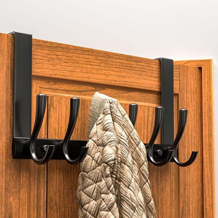 壁掛けフック ハンガー ウォールハンガー ハンガーラック 簡単取付 ドア背面収納 掛けるだけ コートハンガー ハンガー