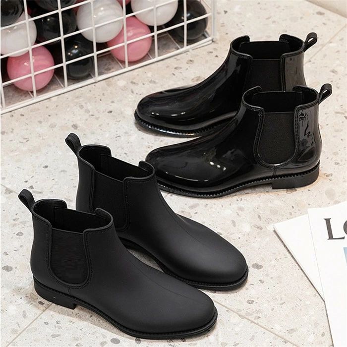 ロー 大きいサイズ チェルシーブーツ レディース 幅広 甲高 歩きやすい パテントレザー/ブラッシュアッ..