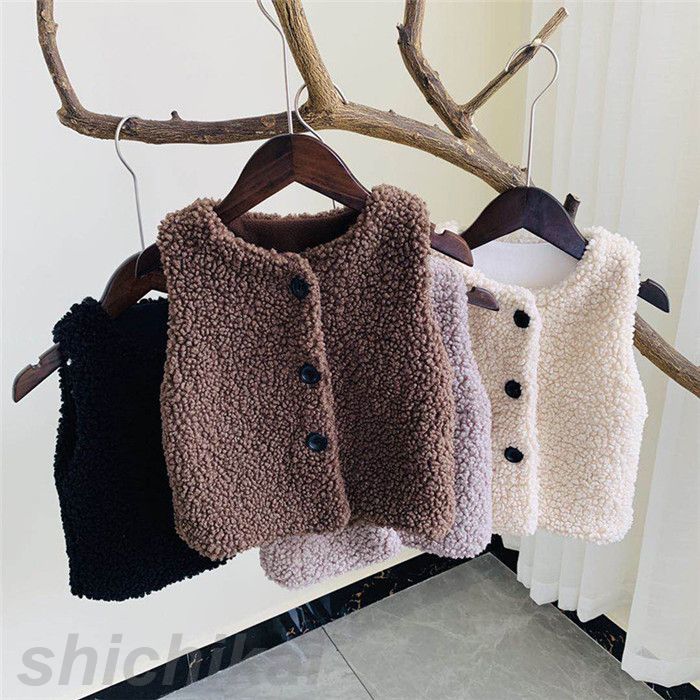 男の子 ふわふわ アウター 女の子 ベスト もこもこ ベスト ボア 上着 子供服 ボア キッズ ベビーベスト こども 防 4色 トップス