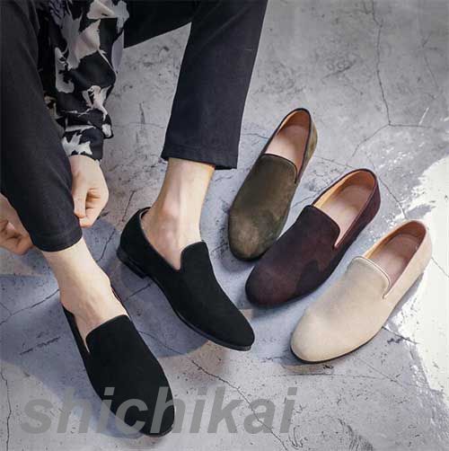 THOM デッキシューズ シューズ ローファー メンズ ドライビングシューズ 革靴 スエード調 WILLS