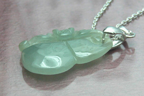 ペンダント、トップ、天然翡翠ペンダント