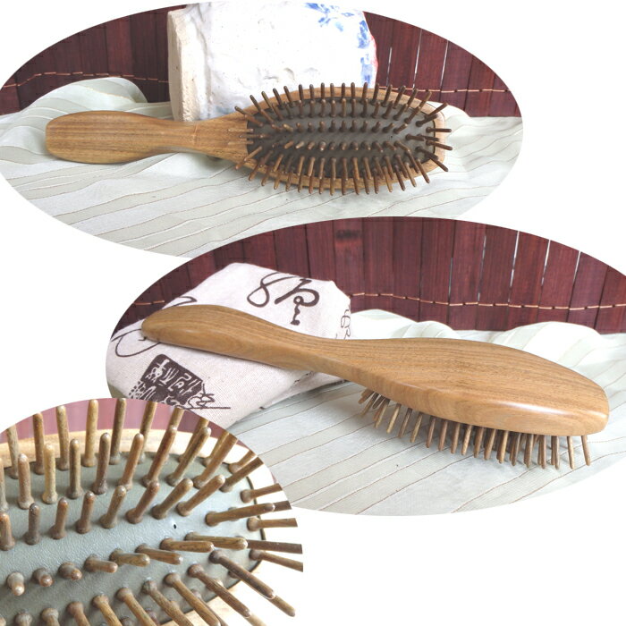 檀木制ヘアブラシ　　　 ヘアブラシ