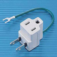 【代引不可】サンワサプライ 3P→2P変換アダプタ TAP-AD3LT