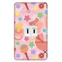 ドレスマ【1口用】イラスト アート かわいい 【コスモシリーズワイド21対応】 コンセントカバー コンセントプレート スイッチカバー スイッチプレート おしゃれ...