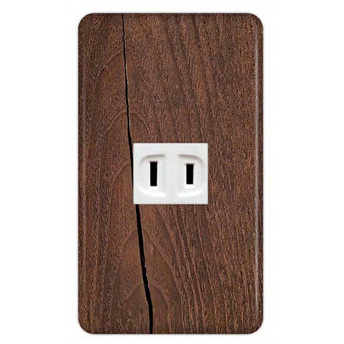 ドレスマ【1口用】木目調 ウッド 木 【コスモシリーズワイド21対応】 コンセントカバー コンセントプレート スイッチカバー スイッチプレート おしゃれ デザイン 交換用 1口 2口 3口 5口 6口