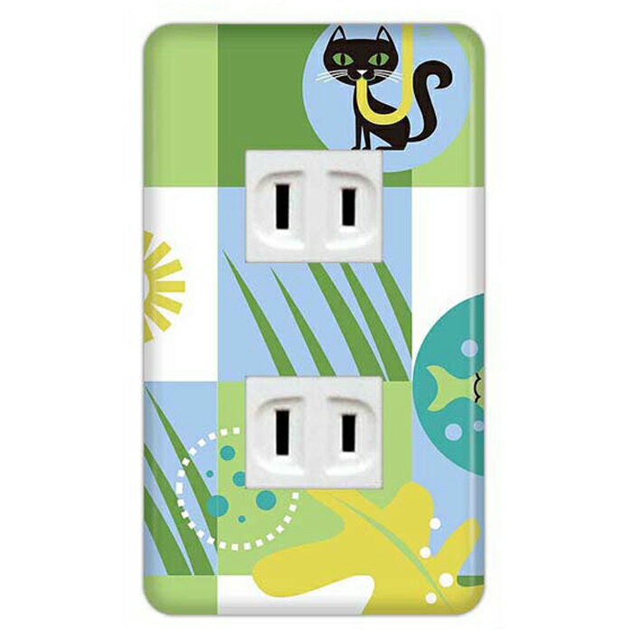 ドレスマ【2口用】キャラクター 漫画 アート 【コスモシリーズワイド21対応】 コンセントカバー コンセントプレート スイッチカバー スイッチプレート おしゃれ デザイン 交換用 1口 2口 3口 5口 6口