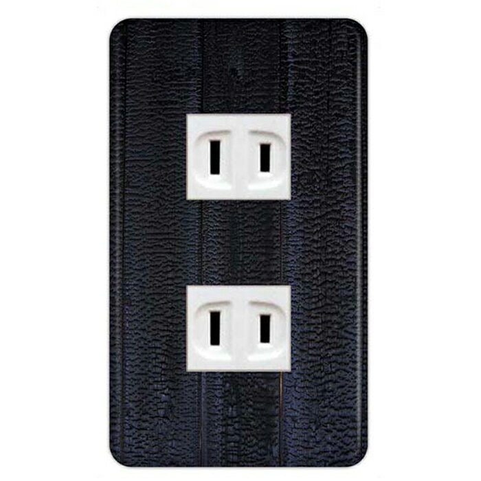 ドレスマ【2口用】木目調 ウッド 木 【コスモシリーズワイド21対応】 コンセントカバー コンセントプレート スイッチカバー スイッチプレート おしゃれ デザイン 交換用 1口 2口 3口 5口 6口