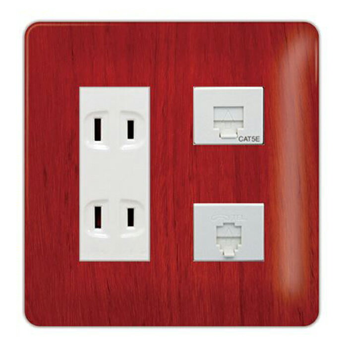 ドレスマ【5口用】木目調 ウッド 木 【コスモシリーズワイド21対応】 コンセントカバー コンセントプレート スイッチカバー スイッチプレート おしゃれ デザイン 交換用 1口 2口 3口 5口 6口