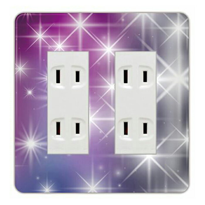 ドレスマ【6口用】ウインター 冬 ウィンター 雪 【コスモシリーズワイド21対応】 コンセントカバー コンセントプレート スイッチカバー スイッチプレート おしゃれ デザイン 交換用 1口 2口 3口 5口 6口